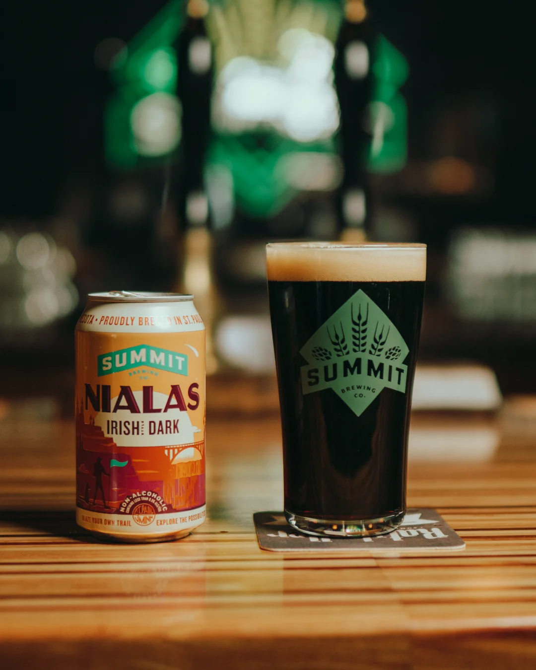 Nialas N/A Irish Dark | Summit Brewing Co.